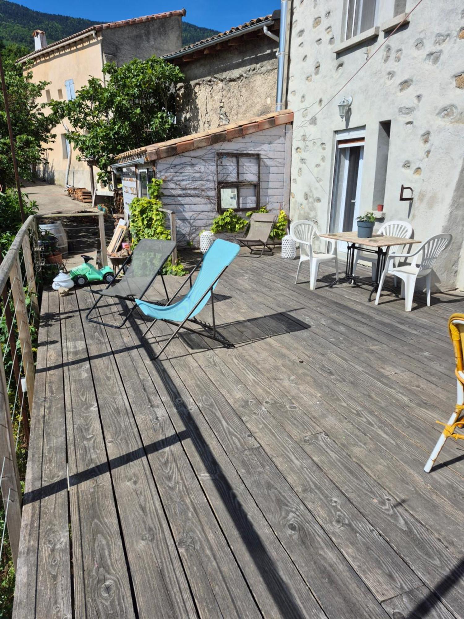 Grande Terrasse Avec Vue Entre Mediterranee Et Pays Cathare Cailla Bagian luar foto